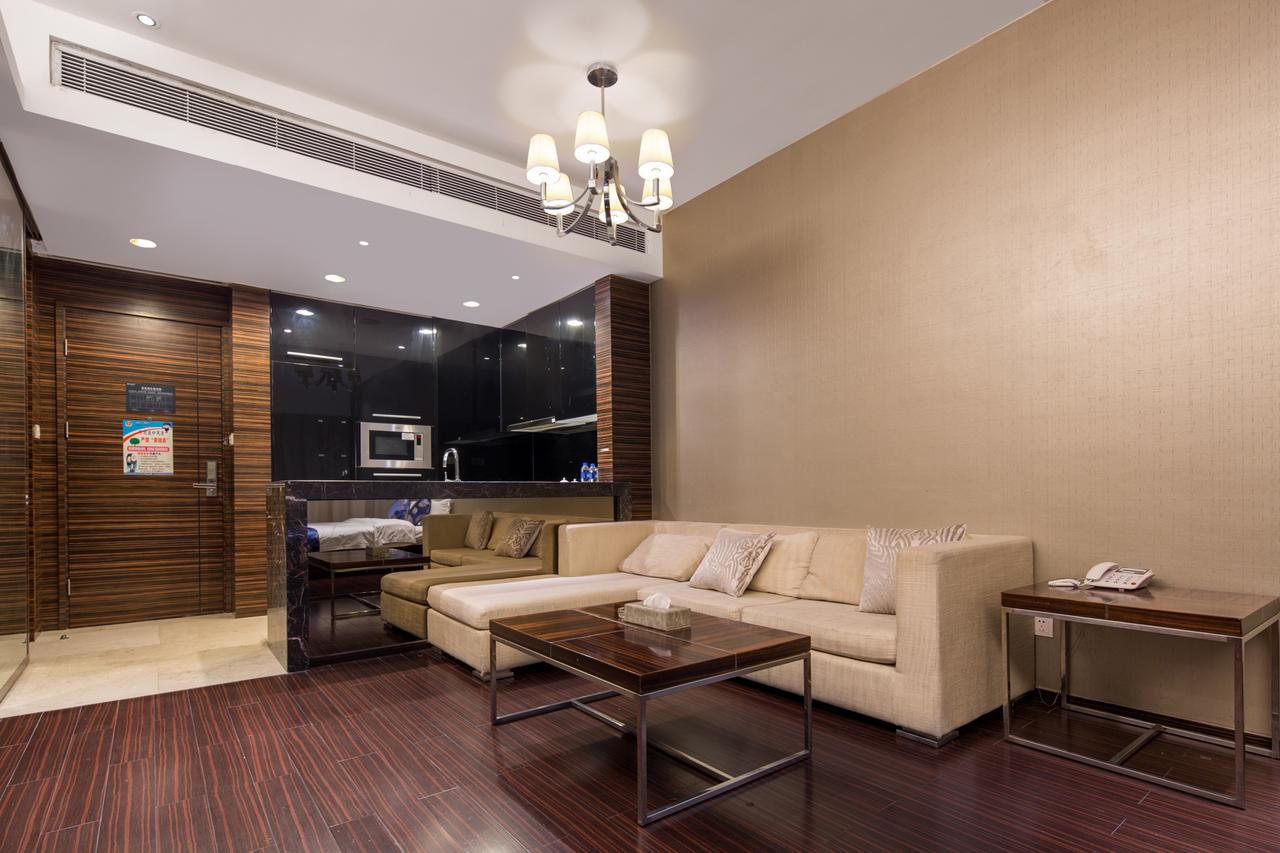גואנגג'ואו Slowcom-Xingyue Pa Zhou Apartment מראה חיצוני תמונה